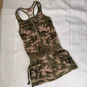 VINTAGE Juicy Couture Camouflage Dress